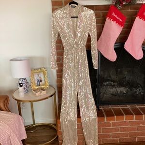 PLT Sequin jumpsuit